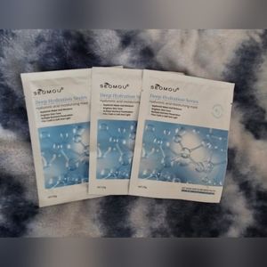 SOLD -- NIP Seomou Korean Beauty Hyaluronic Acid Moisturizing Masks X3